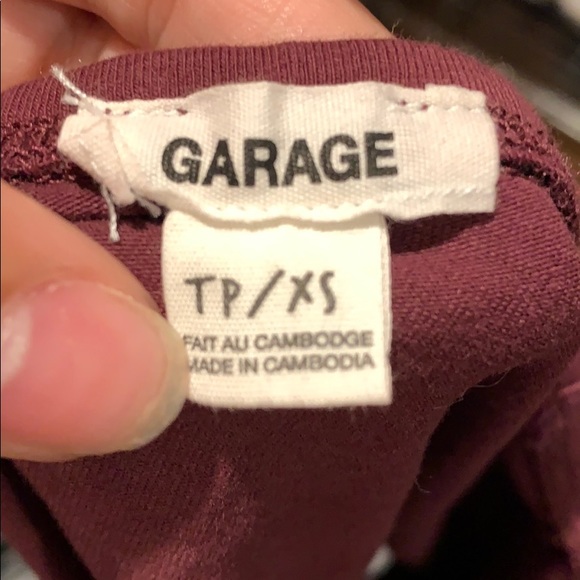 Maroon strapless bodysuit - Picture 3 of 3